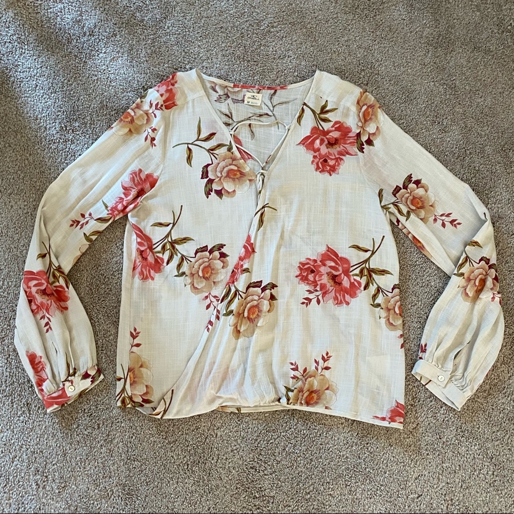 O’Neill flower blouse